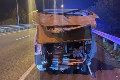 Bursa'da feci kaza: 1 ölü, 4 yaralı