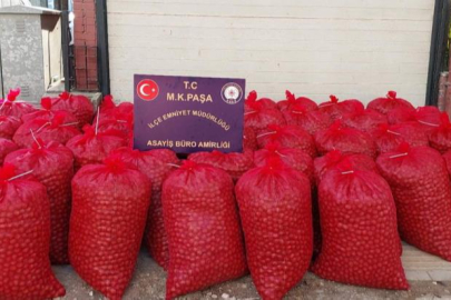 Mustafakemalpaşa'da hırsızlar 46 çuval ceviz ile yakalandı