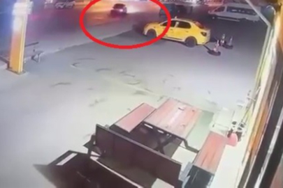 Bursa'da tozu dumana kattı, kaza yapıp böyle kaçtı