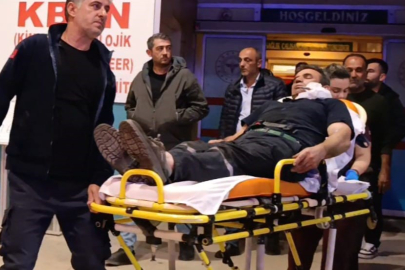 Bursa'da kömürleri indirirken yüzüne demir saplandı