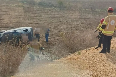 Bursa’da direksiyon dersi şarampolde son buldu