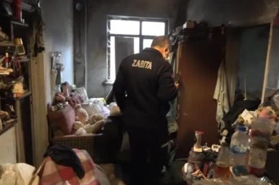 Bursa'da yalnız yaşayan adamın evinde korkunç manzara