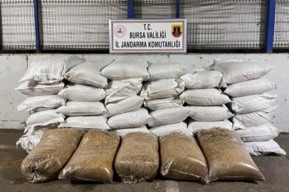 Bursa'da Jandarmadan kaçak sigara operasyonu