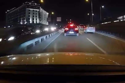 Bursa'da zincirleme kaza kameraya yansıdı