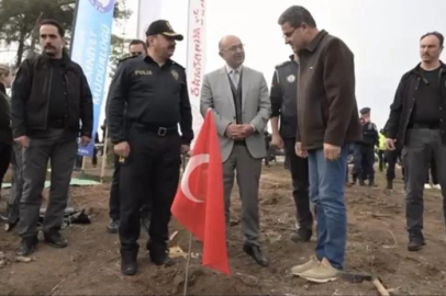 Bursa’da şehitler anısına fidan dikildi