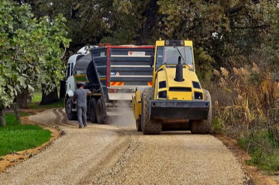 Gemlik'te yol çalışmaları tamamlandı