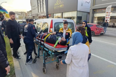 Bursa'da hafif ticari araç cipe çarptı: 1 yaralı