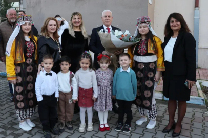 Başkan Bozbey' mezun olduğu okuldaki öğretmenlerle buluştu