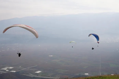 Bursa'da yanan ormanlara, gökyüzünden umut serpildi