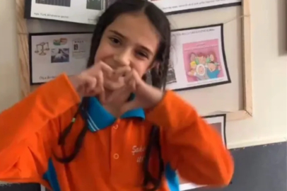 İnegöl'de öğrencilerden anlamlı 24 Kasım kutlaması