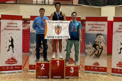 İnegöl Belediyesporlu sporcu Türkiye Şampiyonu