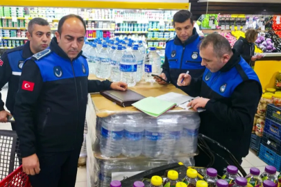 Gemlik'te marketlerde sıkı denetim