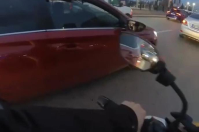 Bursa'da kadın sürücüler arasında yol verme kavgası