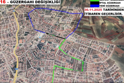 İnegöl’de halk otobüsü hatlarında düzenleme yapıldı