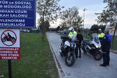 Karacabey Atatürk Kültür Parkı’na motosikletle giriş tamamen yasaklandı