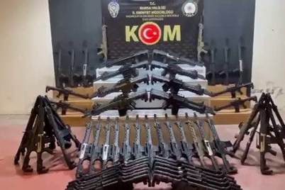 Bursa'da kaçak silah operasyonu