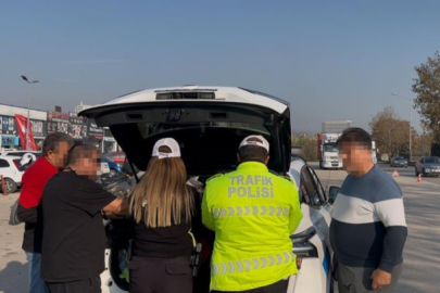 Bursa'da trafikte sıkı denetim