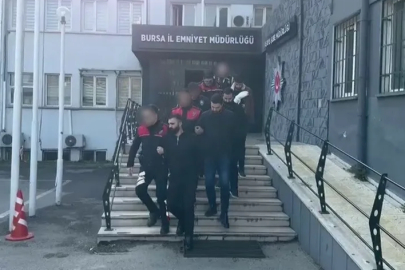 Bursa’da silahlı saldırı düzenleyen 10 şüpheli gözaltında