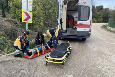 Bursa'da bisikletli sürücü faciadan döndü