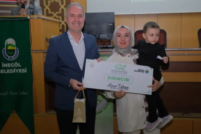 İnegöl Aile Okulu'nda ödüller sahiplerini buldu