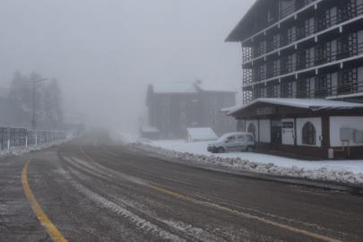 Uludağ'da kar var oteller kapalı