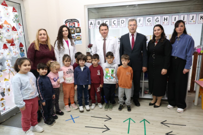 Başkan Aydın mesleğini çocuklara tanıttı