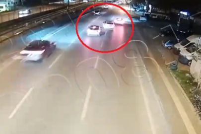 Bursa'da ehliyetsiz sürücü makas atarken kaza yaptı