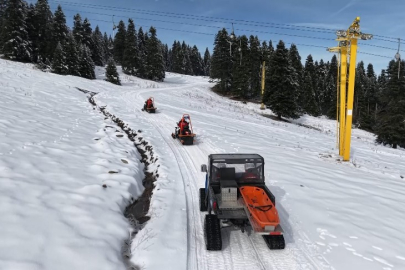 Uludağ'da sezon öncesi hazırlıklar tam gaz