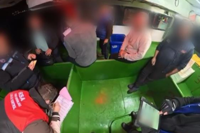 Bursa'da gece yarısı teknelere baskın