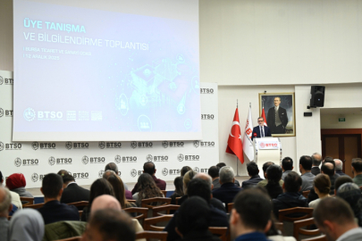 Başkan Burkay BTSO’nun yeni üyeleriyle bir araya geldi