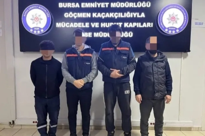 Bursa'da düzensiz göçmen denetimi