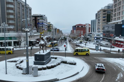 Bursa yeni yıla karla uyandı...Beyaz güzellik havadan böyle görüntülendi