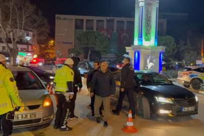 Gemlik'te protokol üyeleri yeni yıla sahada girdi
