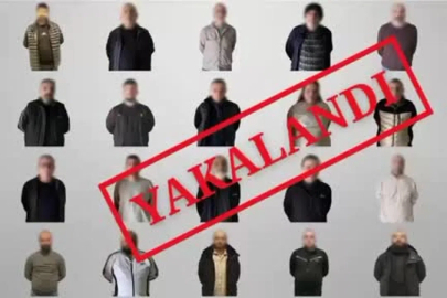 Kırmızı bültenle ve ulusal seviyede aranan 40 suçlu yakalandı