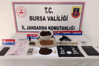 Bursa'da uyuşturucu operasyonu: Çok miktarda madde ele geçirildi