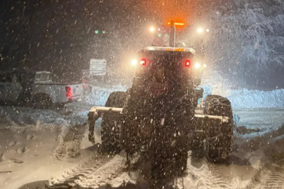 Büyükşehir'den karla mücadelede tam mesai