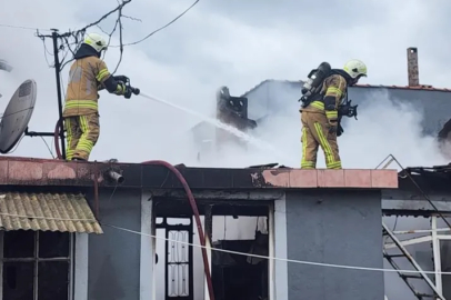 Bursa'da müstakil evde yangın paniği