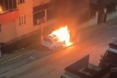 Bursa'da otomobiller küle döndü