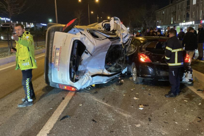 Bursa'da zincirleme kaza: 1 ölü, 1 yaralı