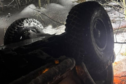 İnegöl'de cip uçuruma yuvarlandı: 5 yaralı