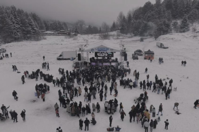 Bursa’da Kış Festivali'ne yoğun katılım trafiği felç etti
