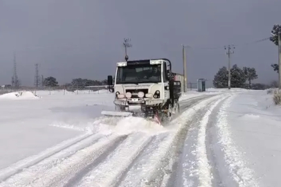 Osmangazi’nin yüksek kesimlerinde kar nöbeti