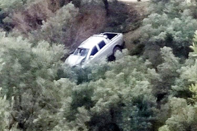 Tirilye-Mudanya kaygan yoldaki kaza ucuz atlatıldı