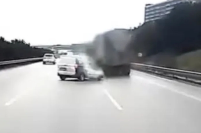 Bursa'da otoyolda facianın eşiğinden dönüldü