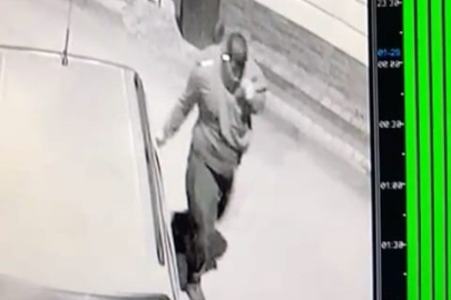 Bursa'da araçlara saldırı anları kamerada