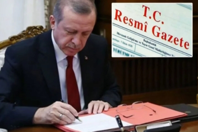 Cumhurbaşkanlığı tarafından yapılan atamalar Resmi Gazete’de