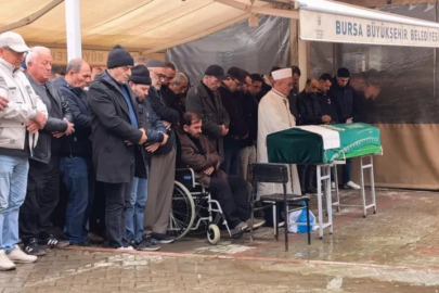Bursa’da öldürülen kayınpeder son yolculuğuna uğurlandı