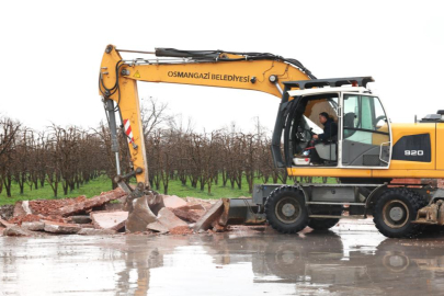 Osmangazi’de tarım arazilerini tahrip edenlere anında müdahale
