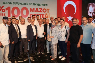 Üreten Bursa’ya Büyükşehir’den tam destek