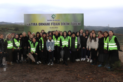 Bursa BUSADER 10 bin fidanı toprakla buluşturdu
